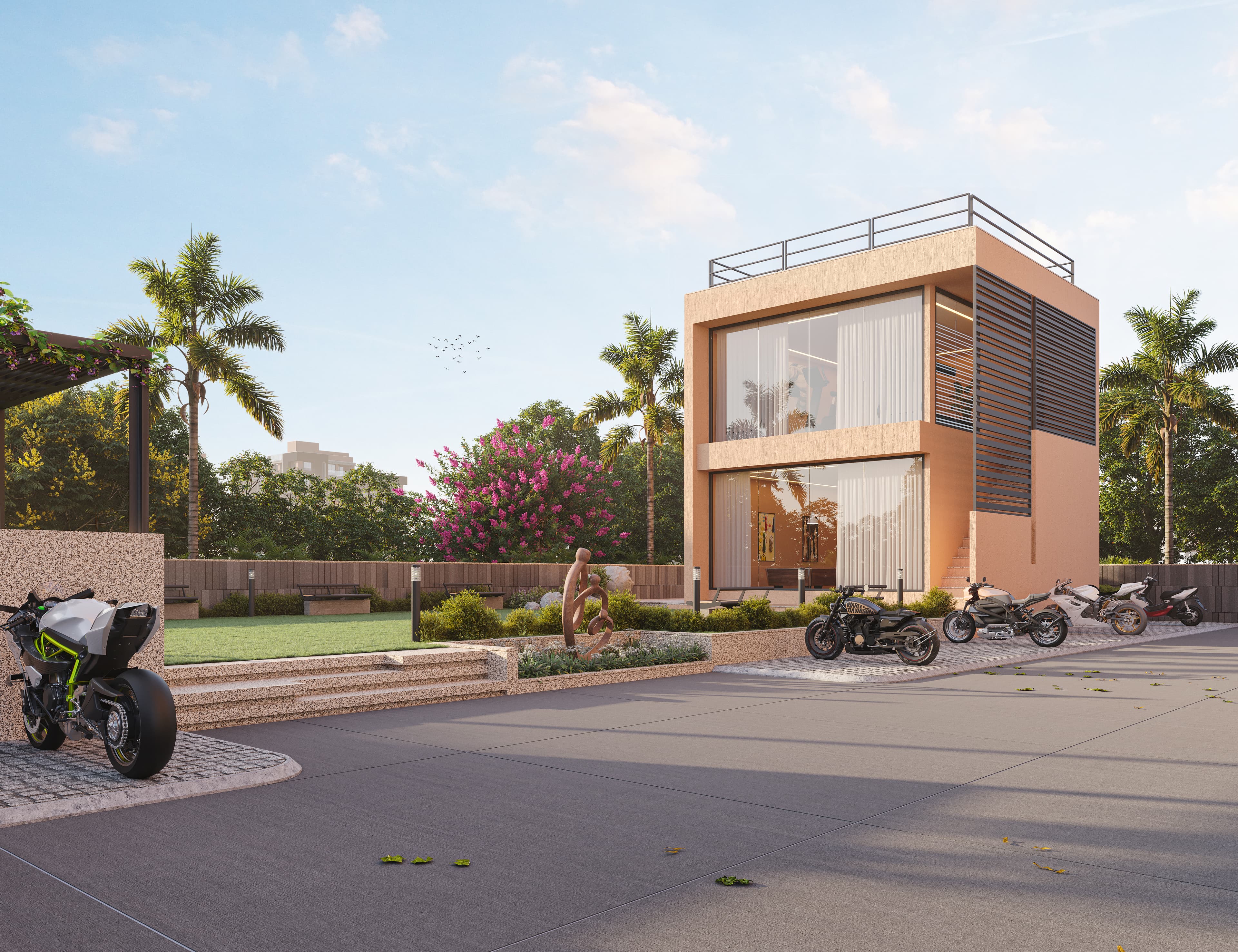SINDUR CN green amenity and clubhouse setting